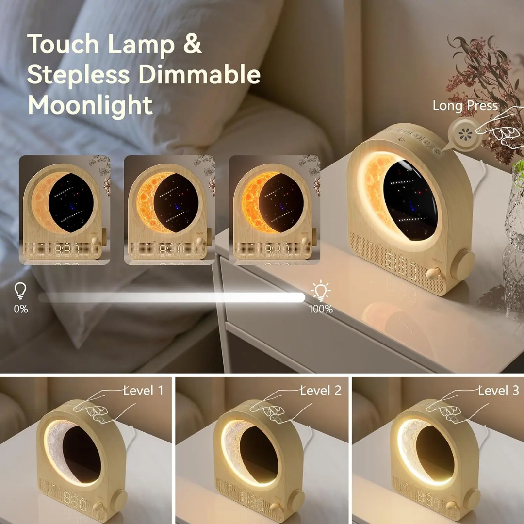 Sunrise Wake Up Light, Night Lamp Clock