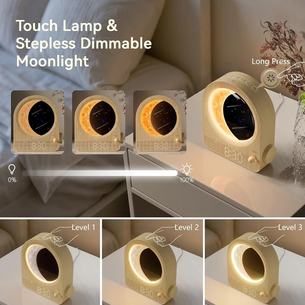 Sunrise Wake Up Light, Night Lamp Clock